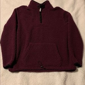 PINK Sherpa Pullover